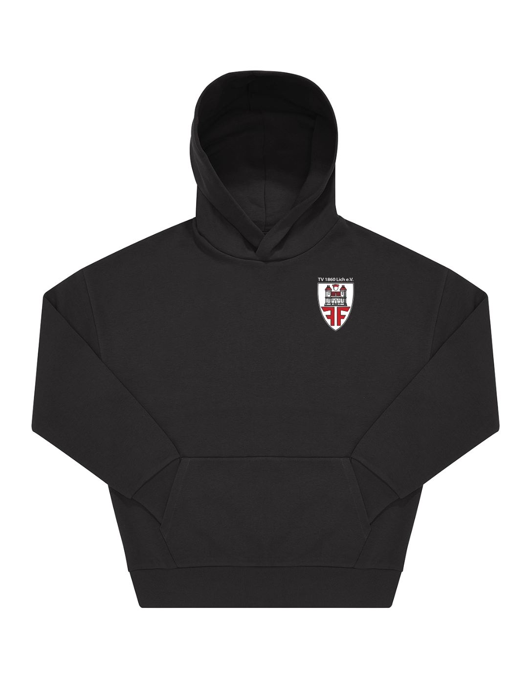 Oversized Hoodie schwarz