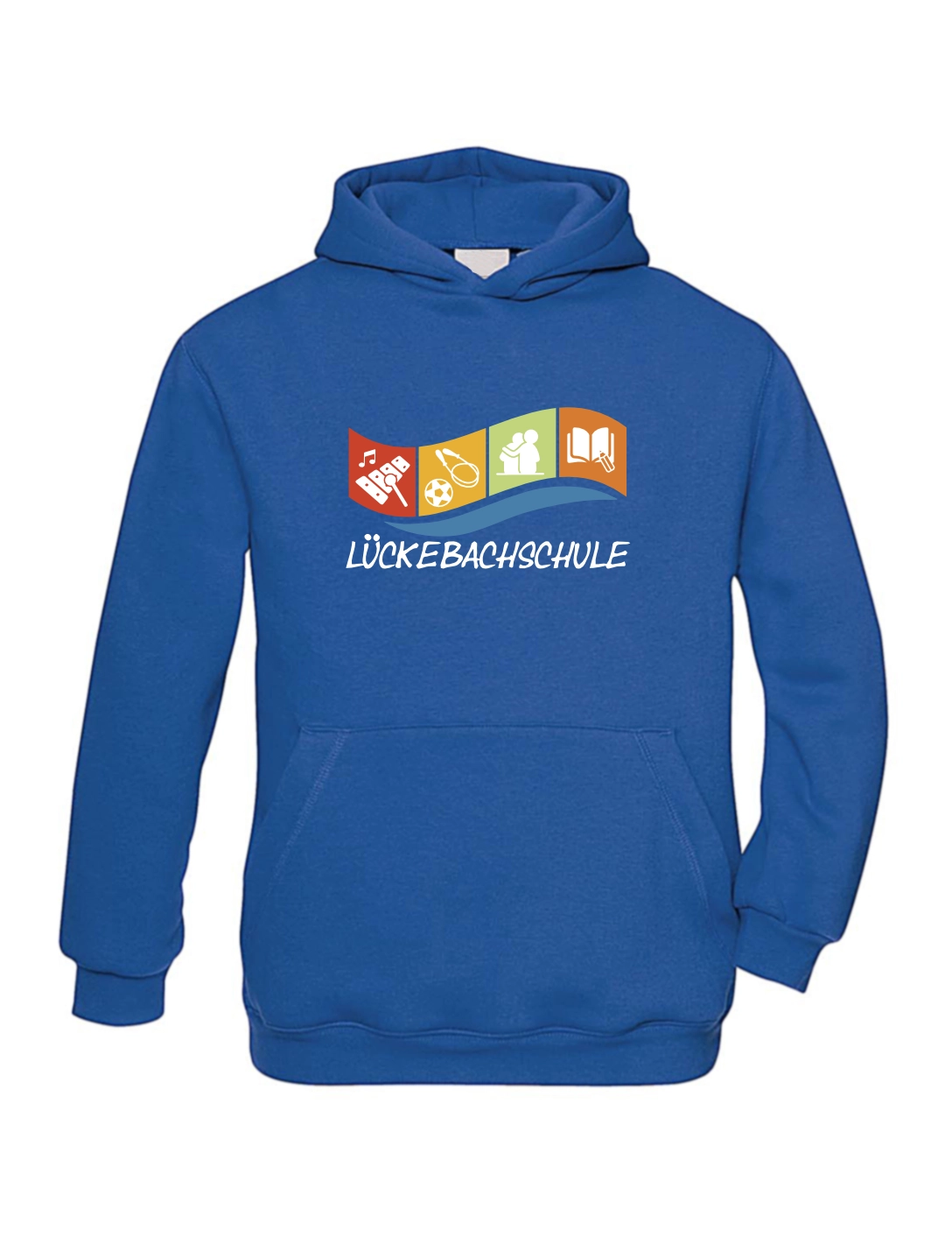 Hoodie Kinder royal blau