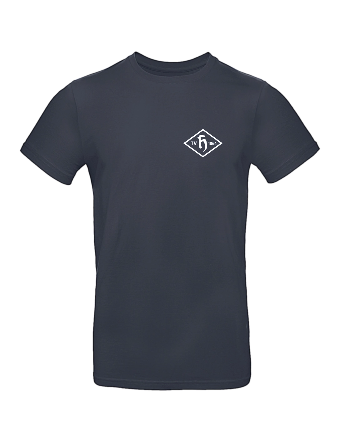 T-Shirt Wappen Herren navy