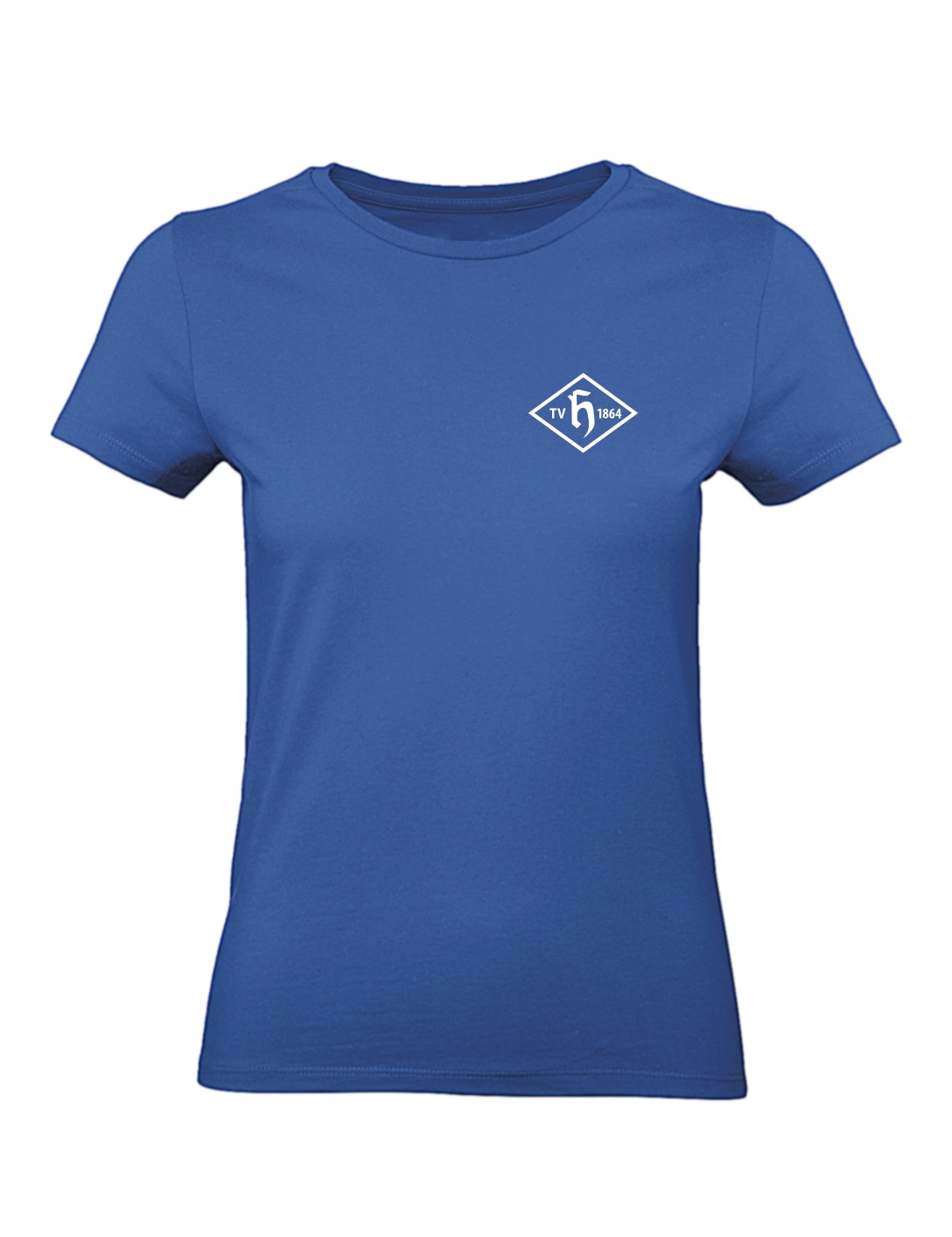 T-Shirt Wappen Damen royal