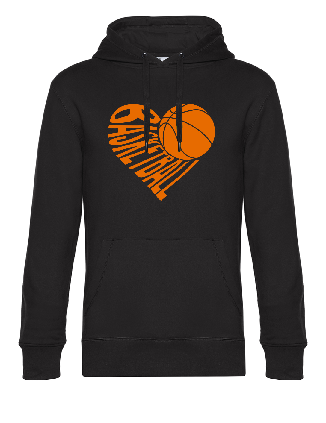 Hoodie Herz für Basketball Herren