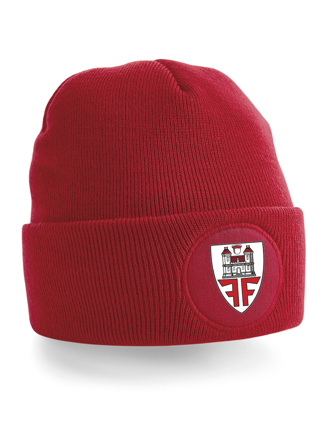Circular Beanie rot