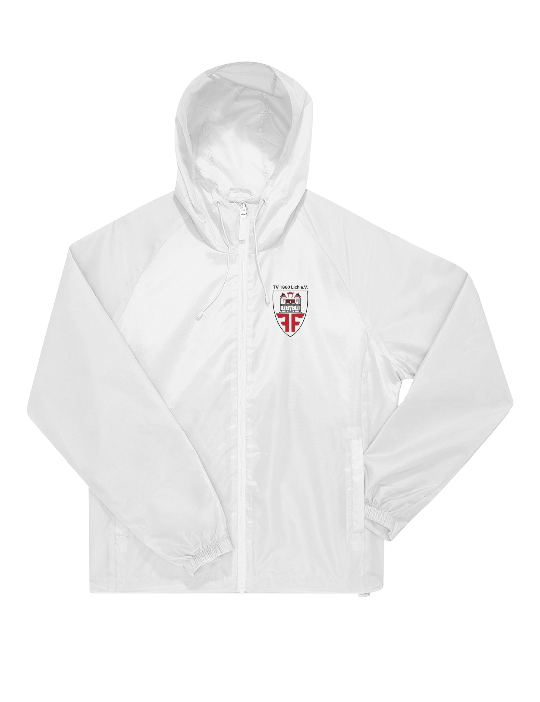 Regenjacke Erwachsen weiß