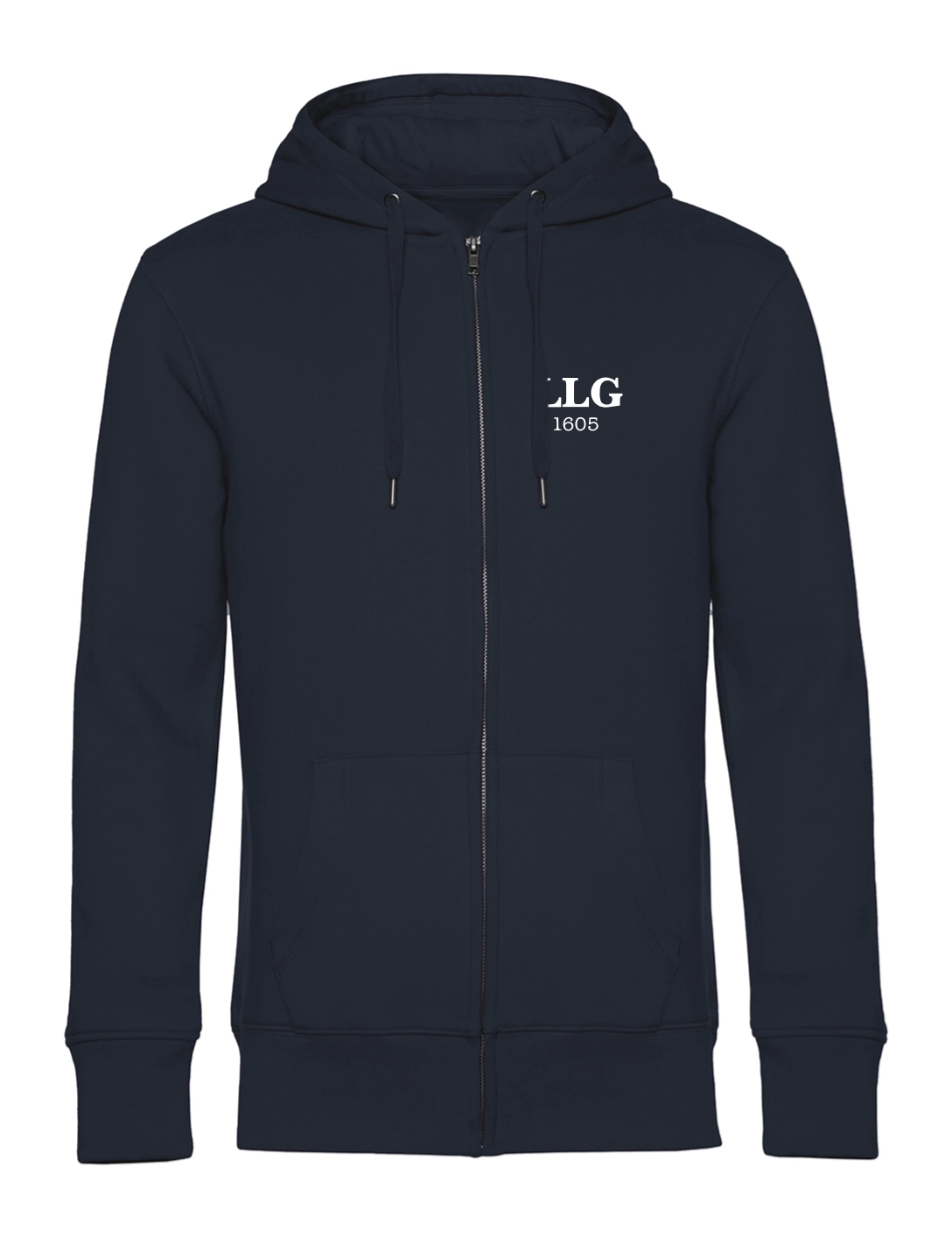 Zip-Hoodie Herren classic navy