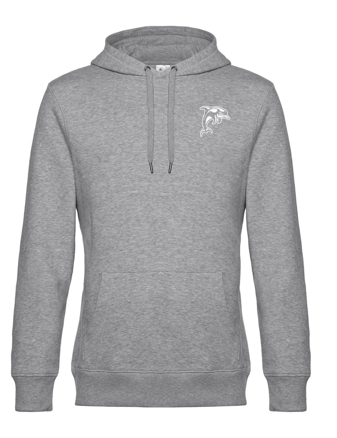Hoodie Herren grau