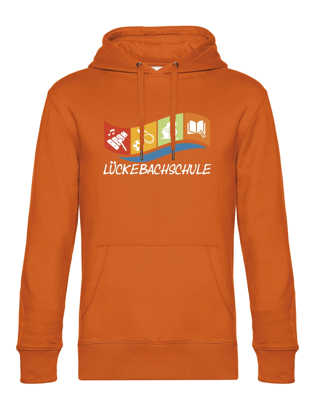 Hoodie Herren pure orange