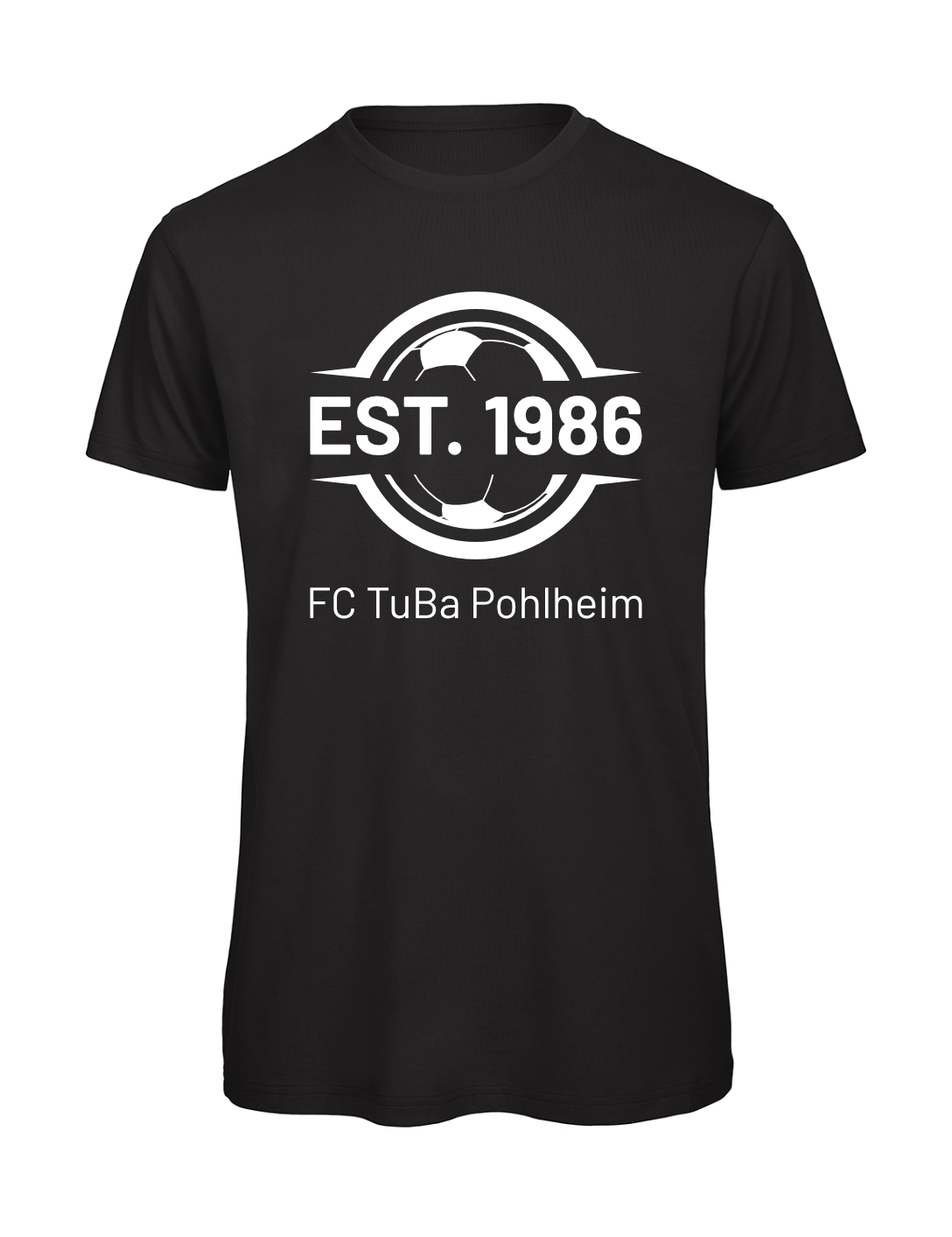 T-Shirt Herren Est. schwarz