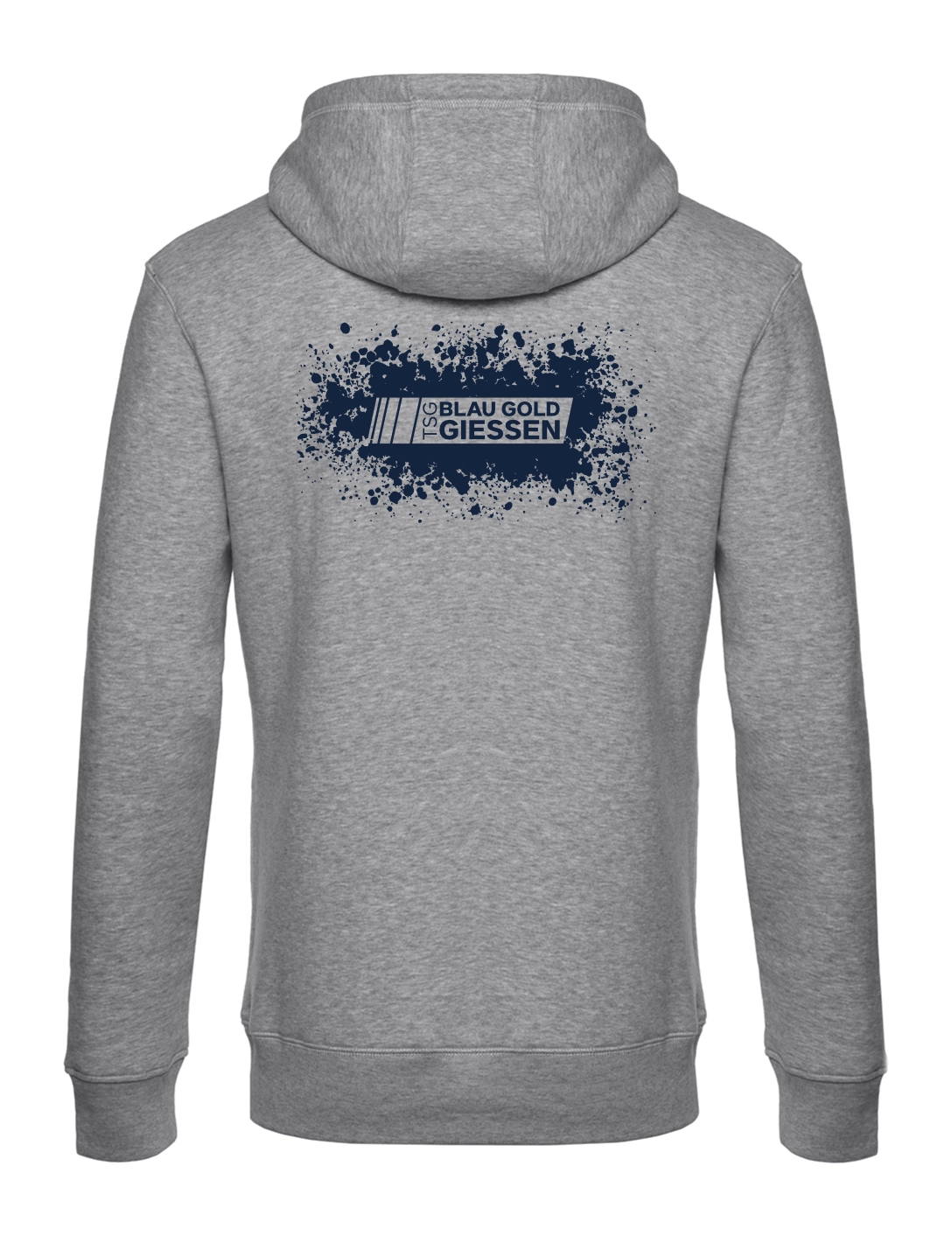 Zip-Hoodie Splash Herren grau