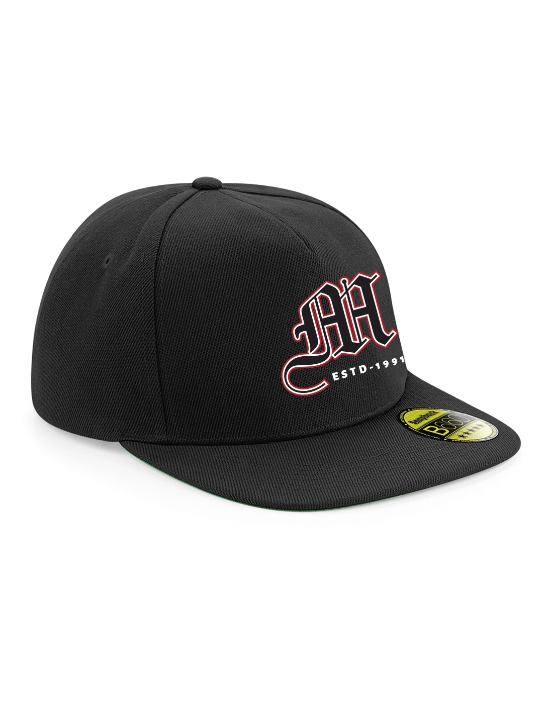 Snapback schwarz/schwarz