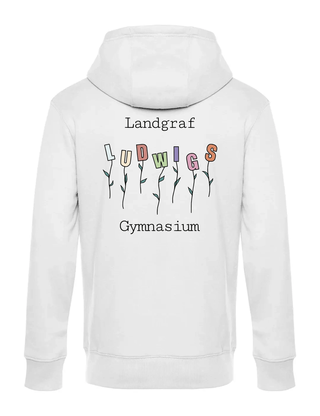 Hoodie Herren Blumenkollektion
