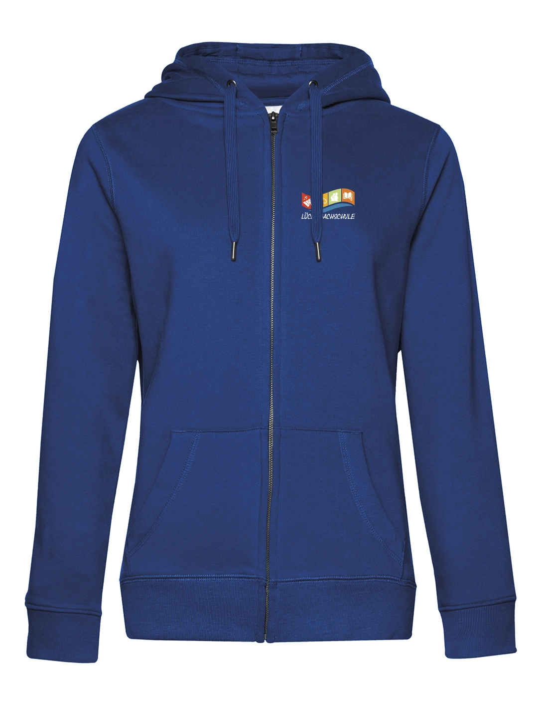 Zip Hoodie Damen royal
