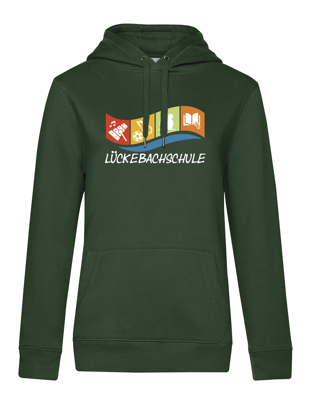 Hoodie Damen flaschengrün