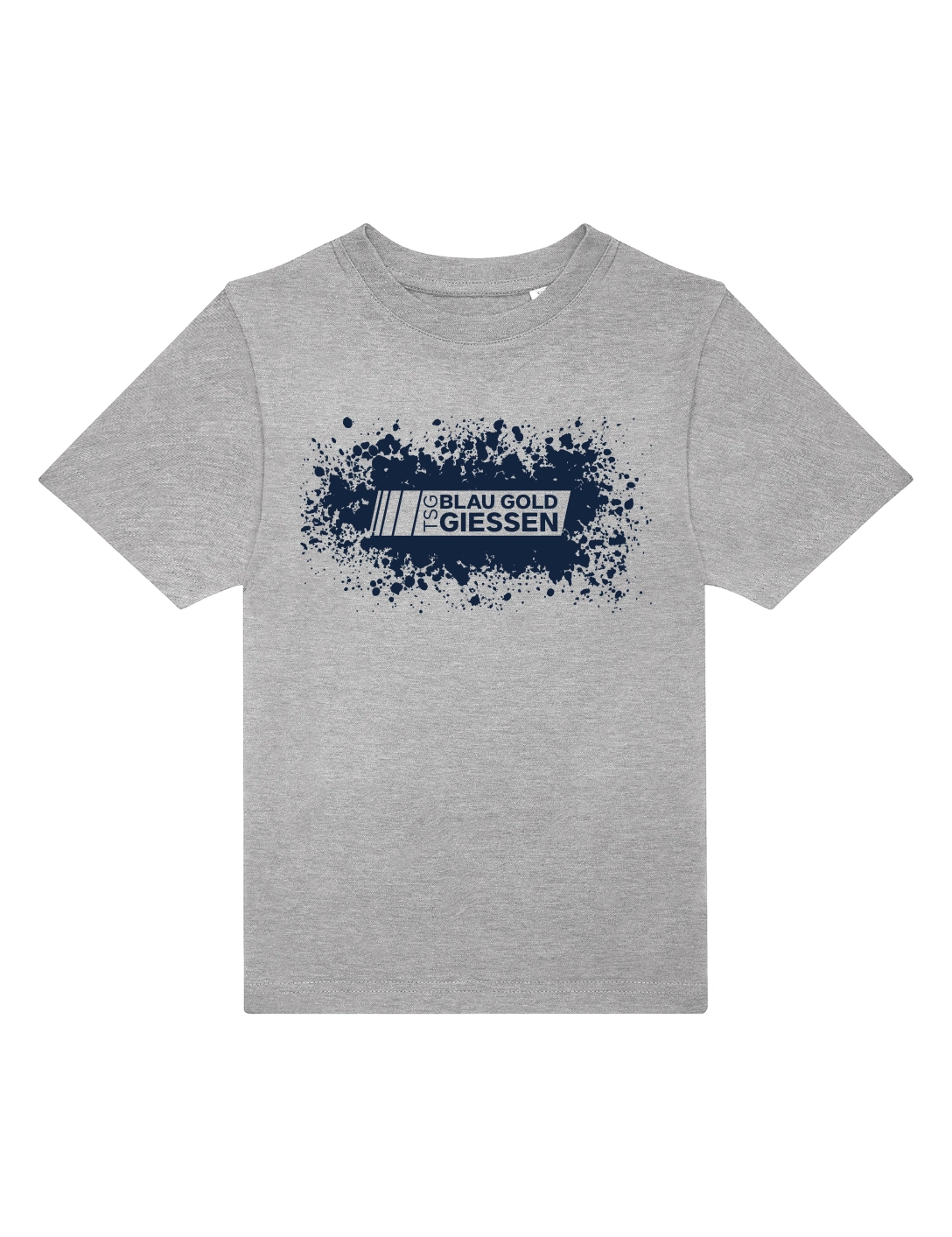 T-Shirt Splash Kinder grau