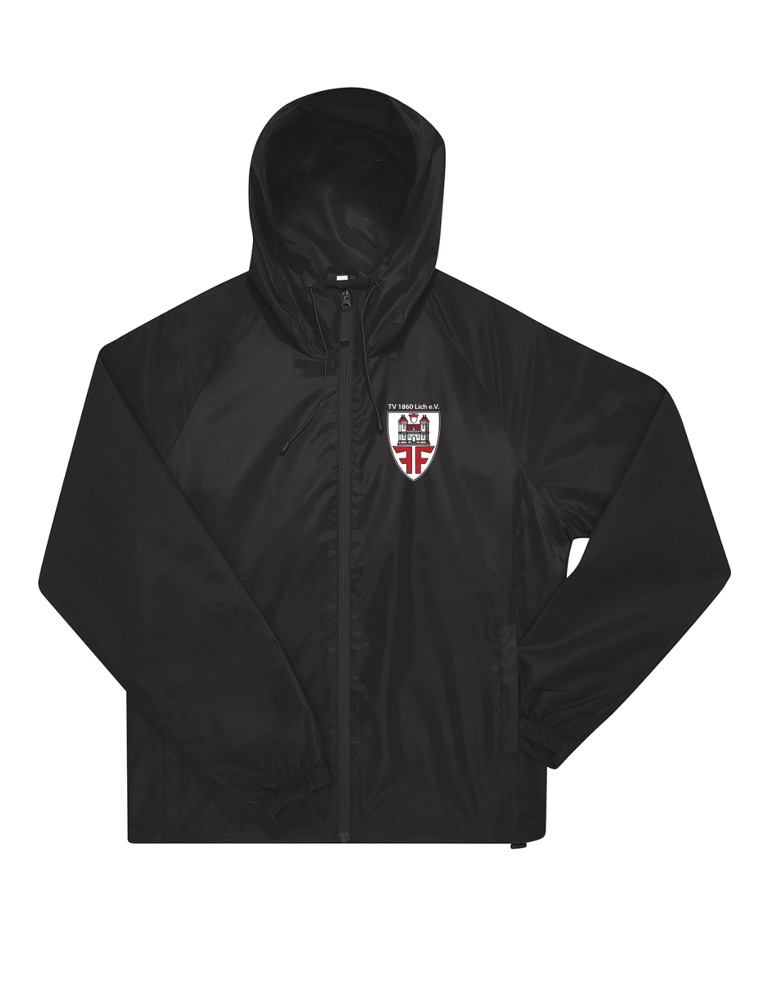 Regenjacke Erwachsen schwarz