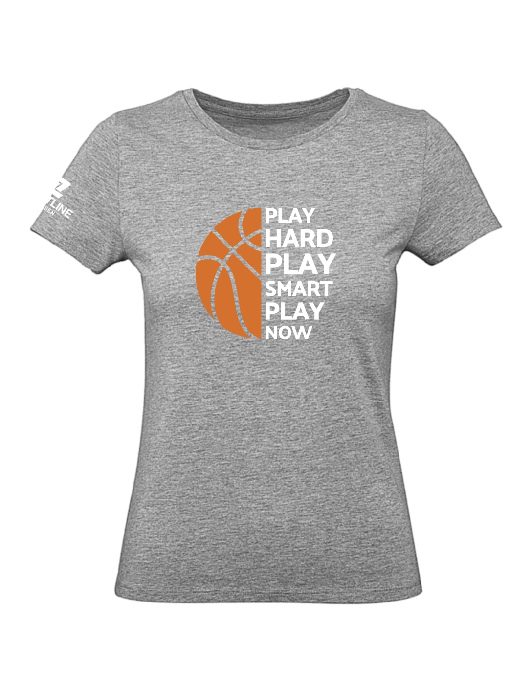 T-Shirt Play Damen grau