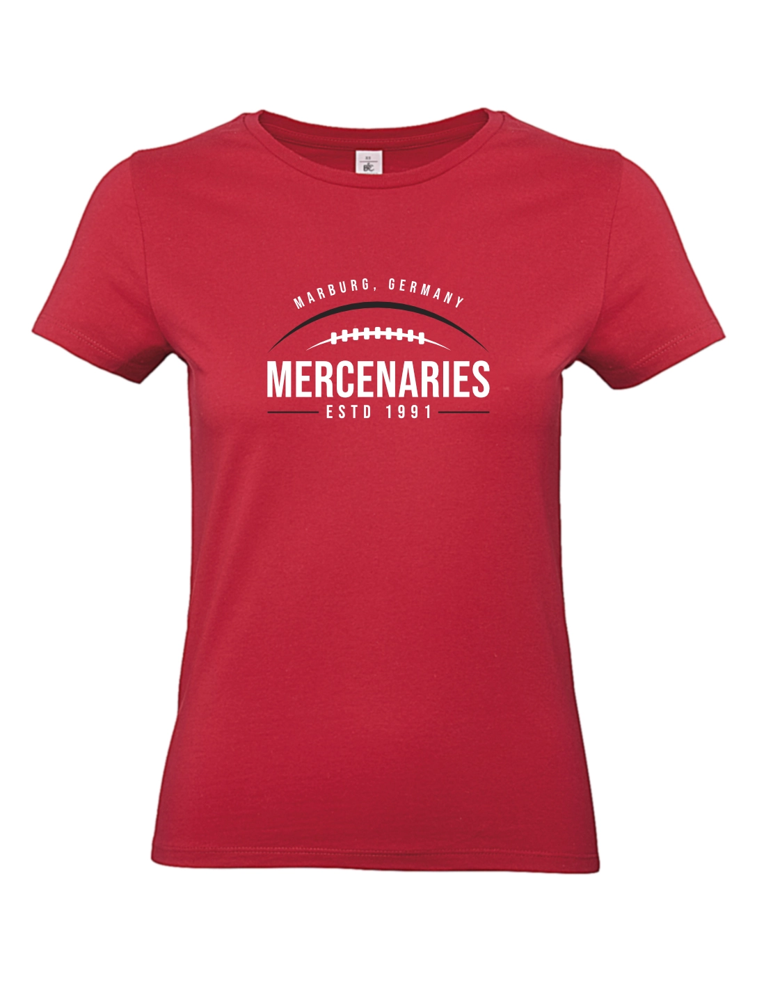 T-Shirt Touchdown Damen rot