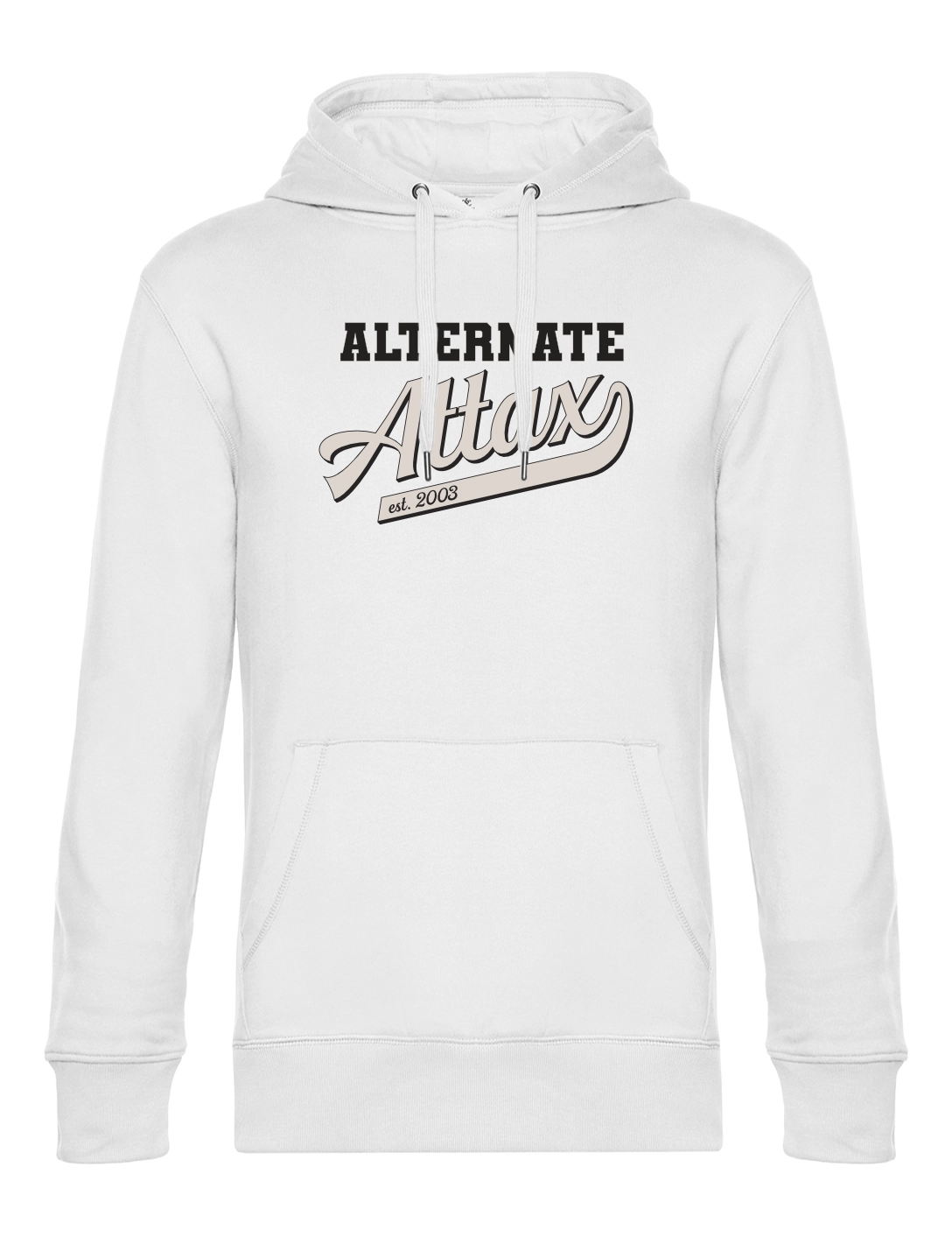Hoodie Vintage Logo weiß