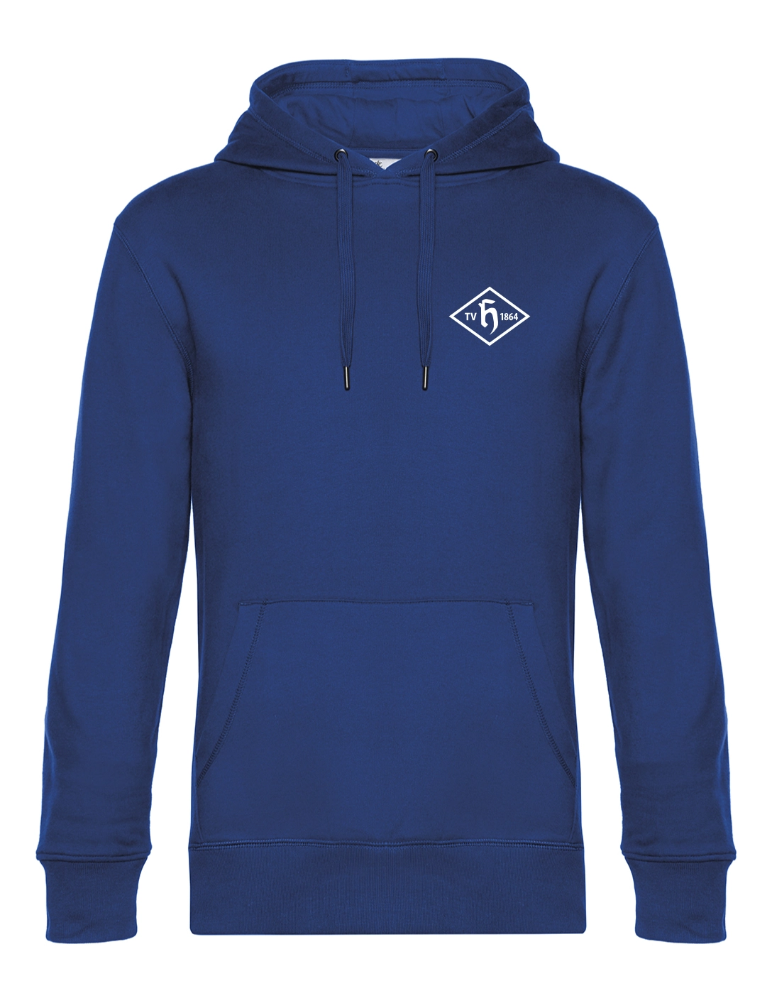 Hoodie Wappen Herren royal