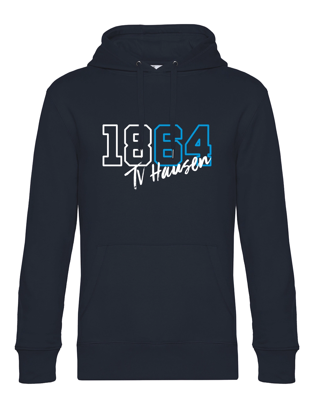 Hoodie 1864 Hausen Herren navy
