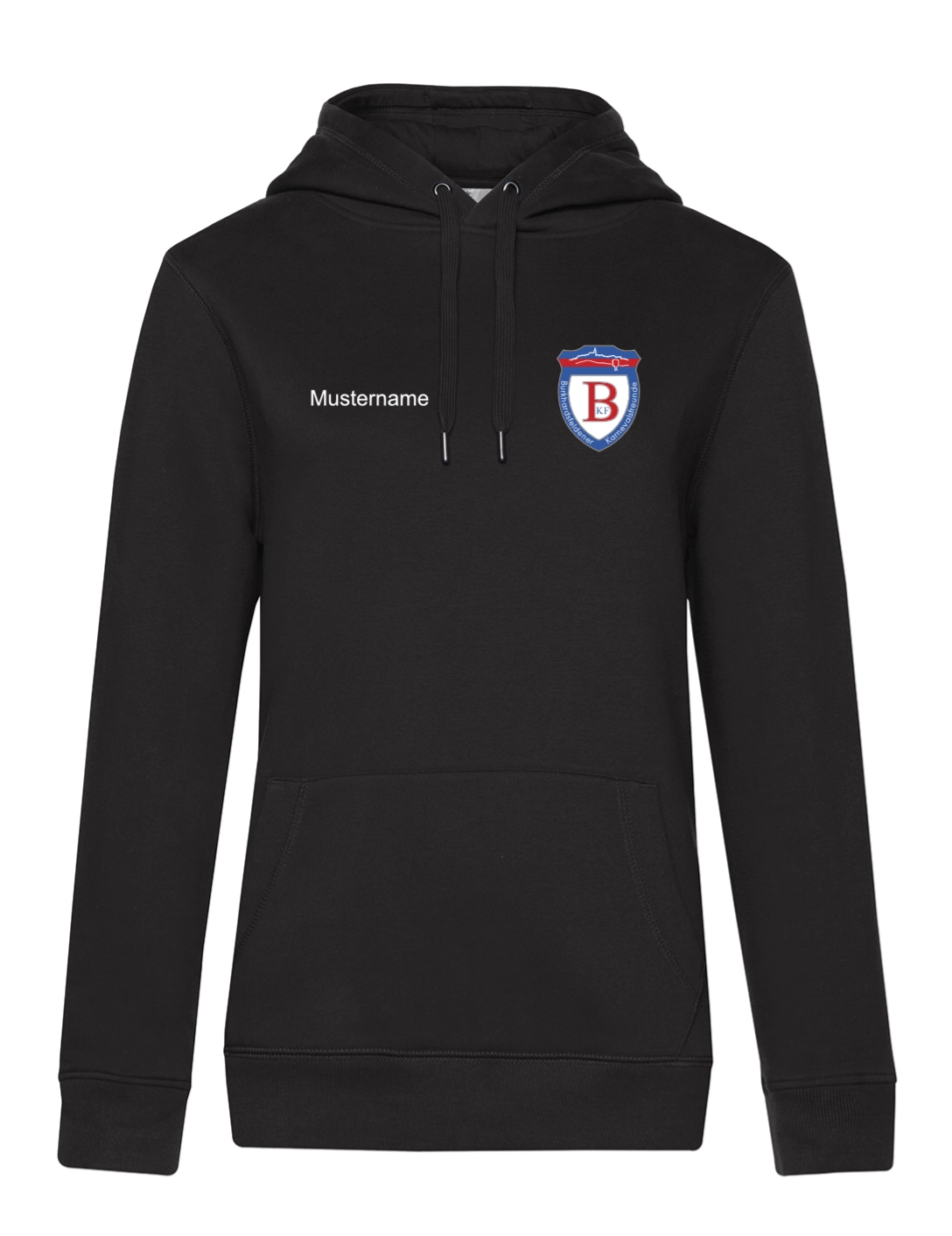 Hoodie Damen schwarz