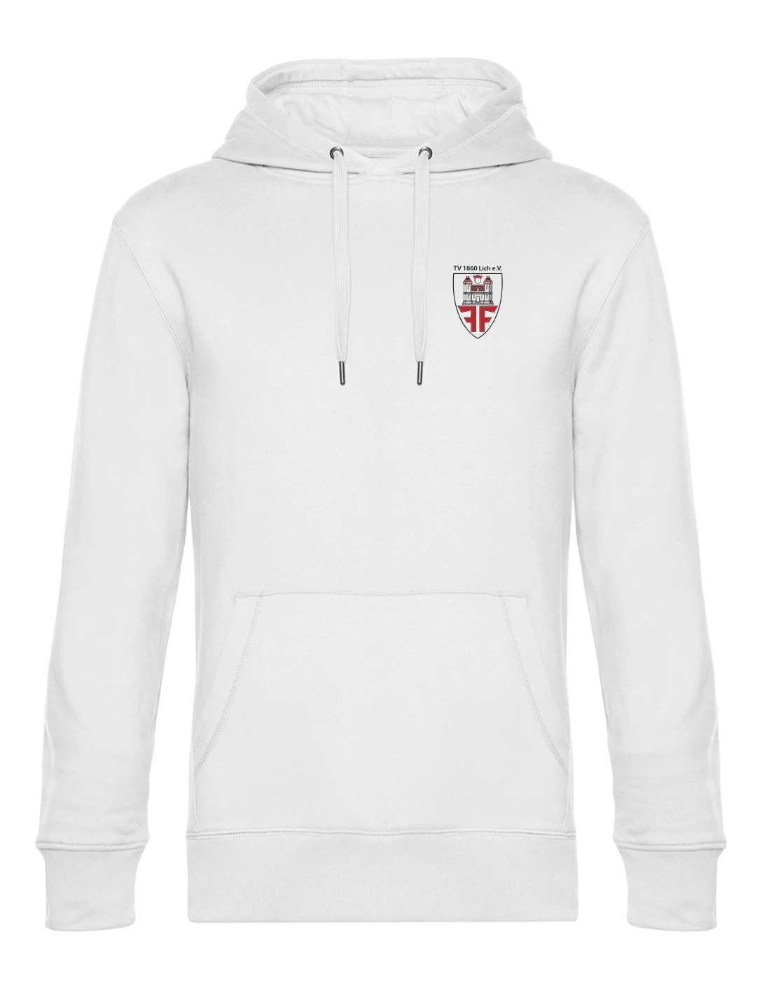 Hoodie Herren weiß