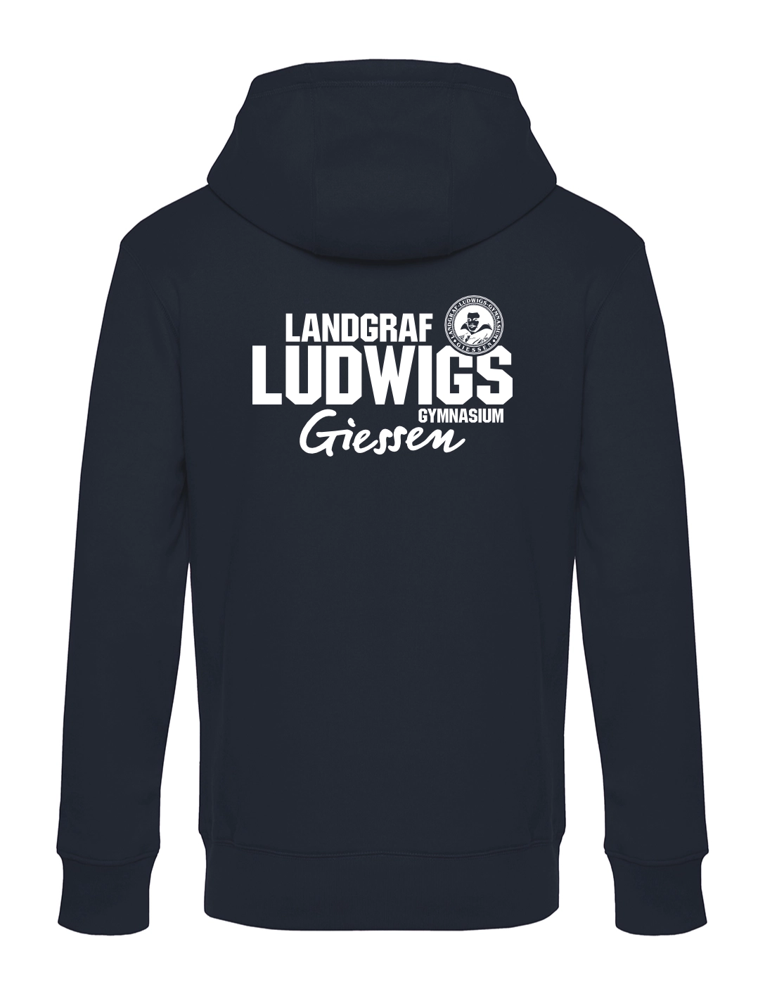 Hoodie Herren modern navy