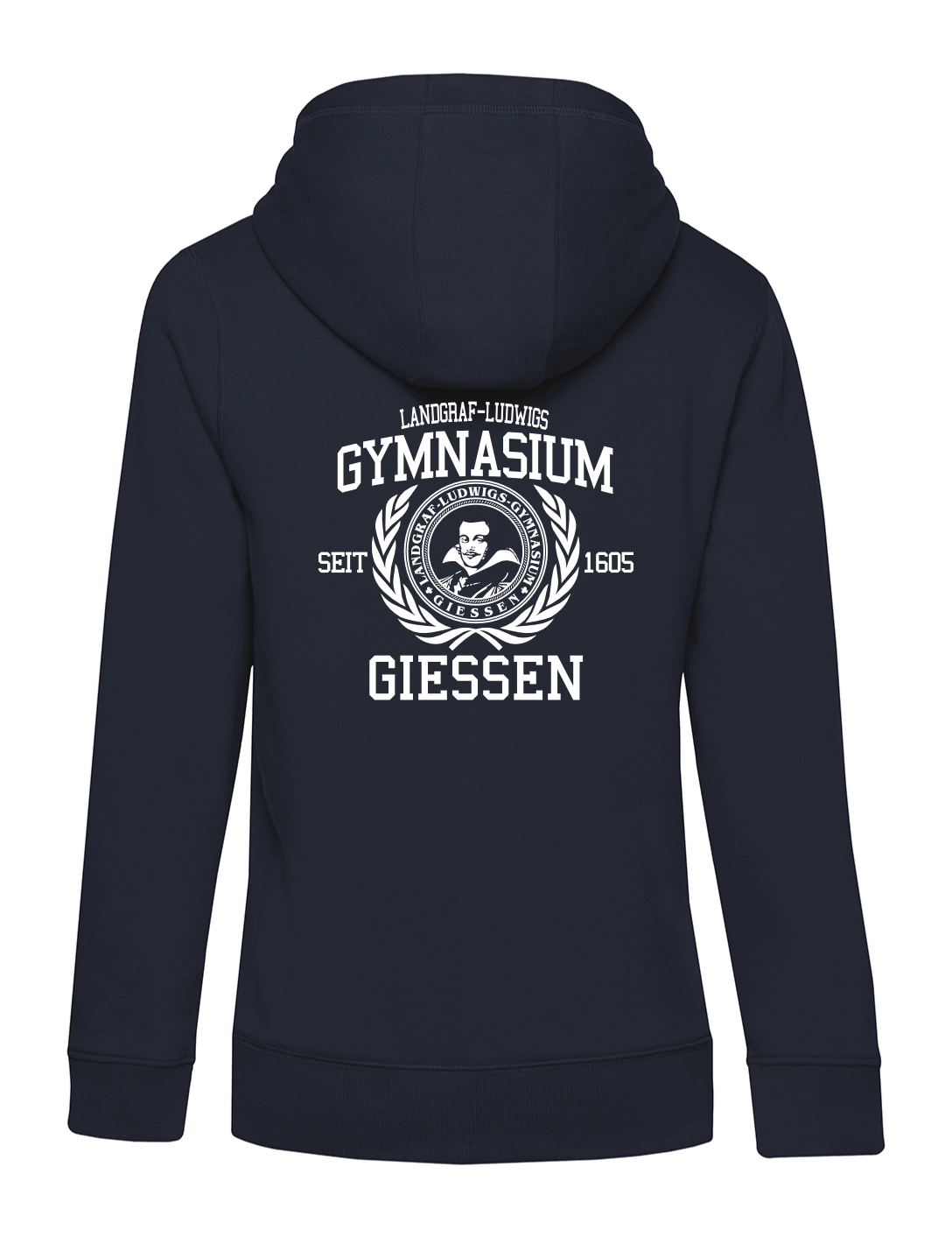 Zip-Hoodie Damen classic navy