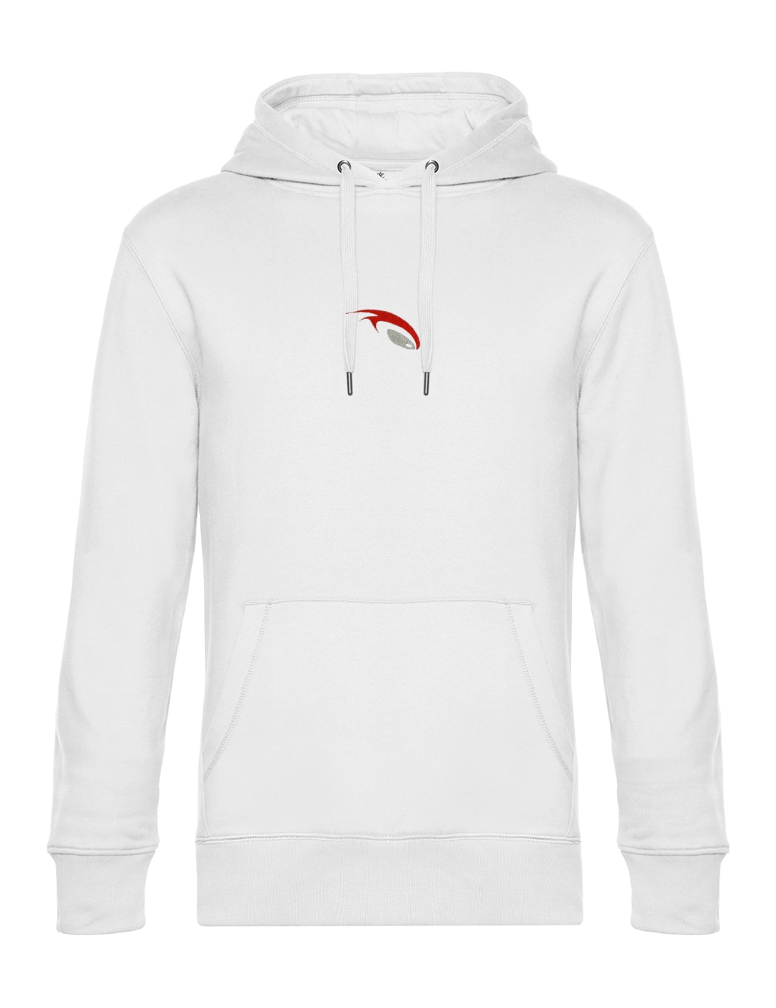 Hoodie Auge weiß