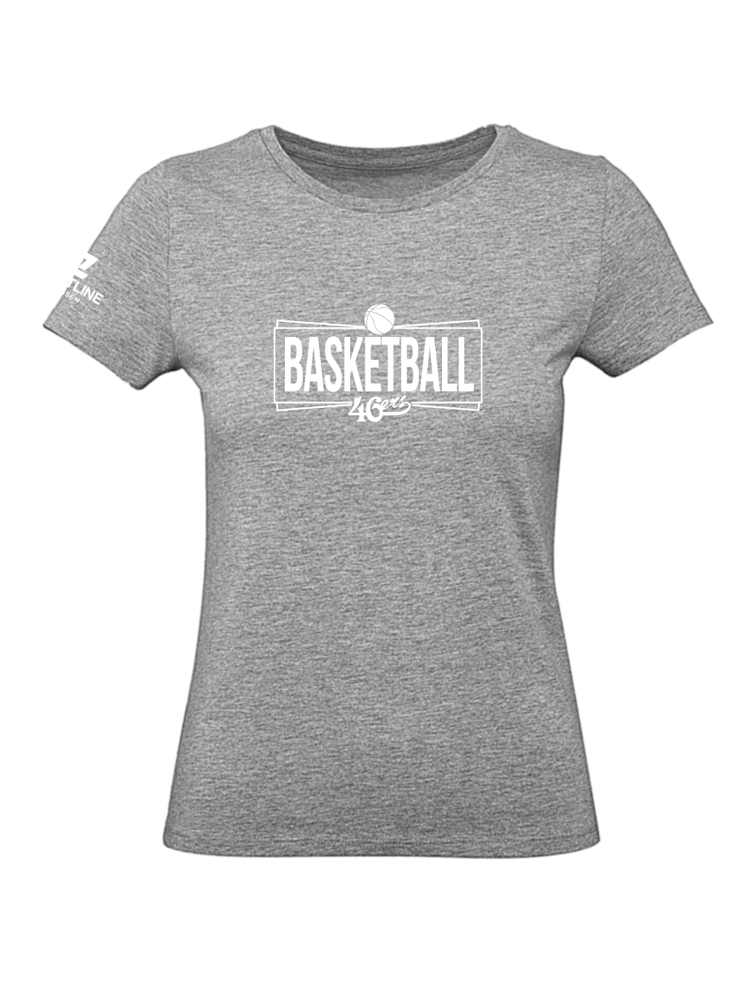 T-Shirt Basketball Damen grau
