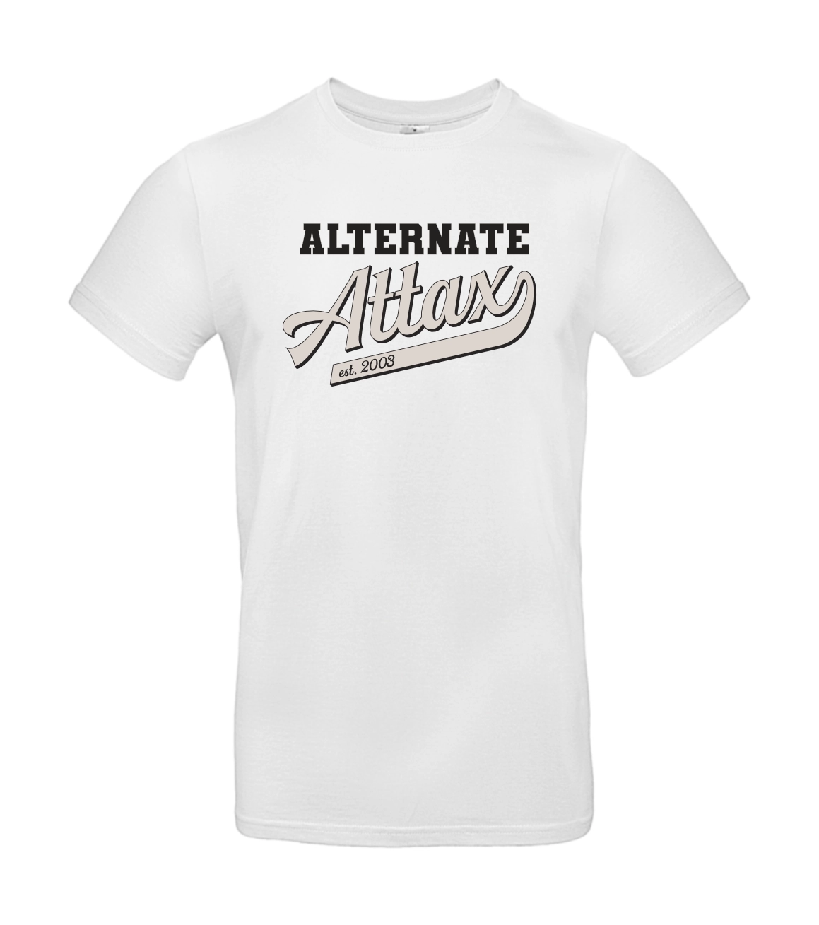 T-Shirt Vintage Logo weiß