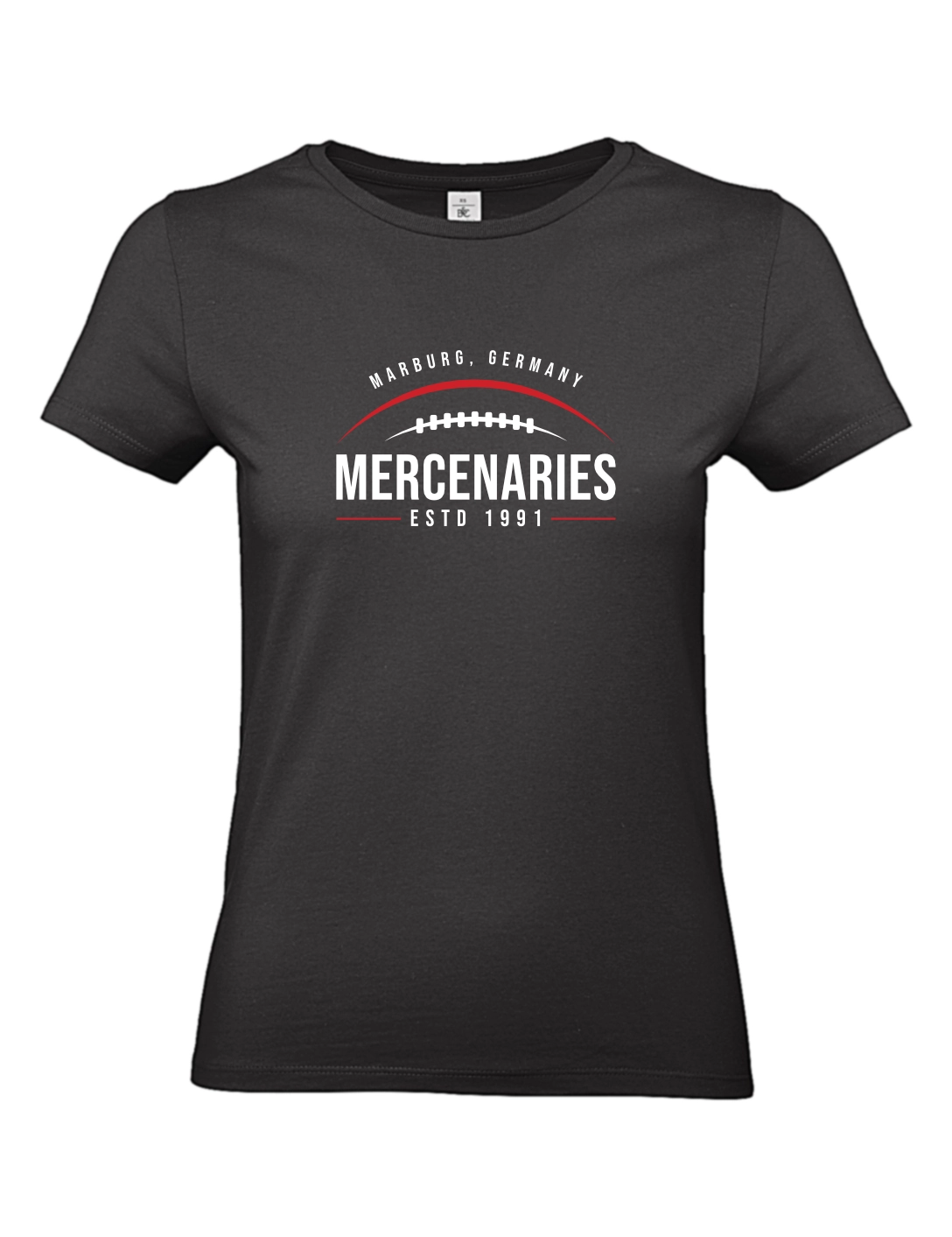 T-Shirt Touchdown Damen schwarz