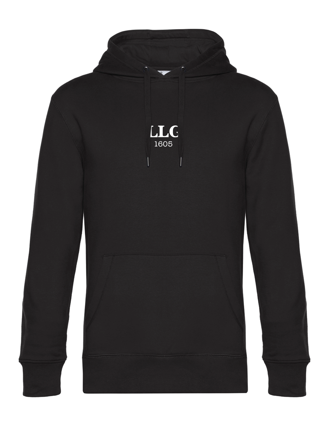 Hoodie Herren modern schwarz