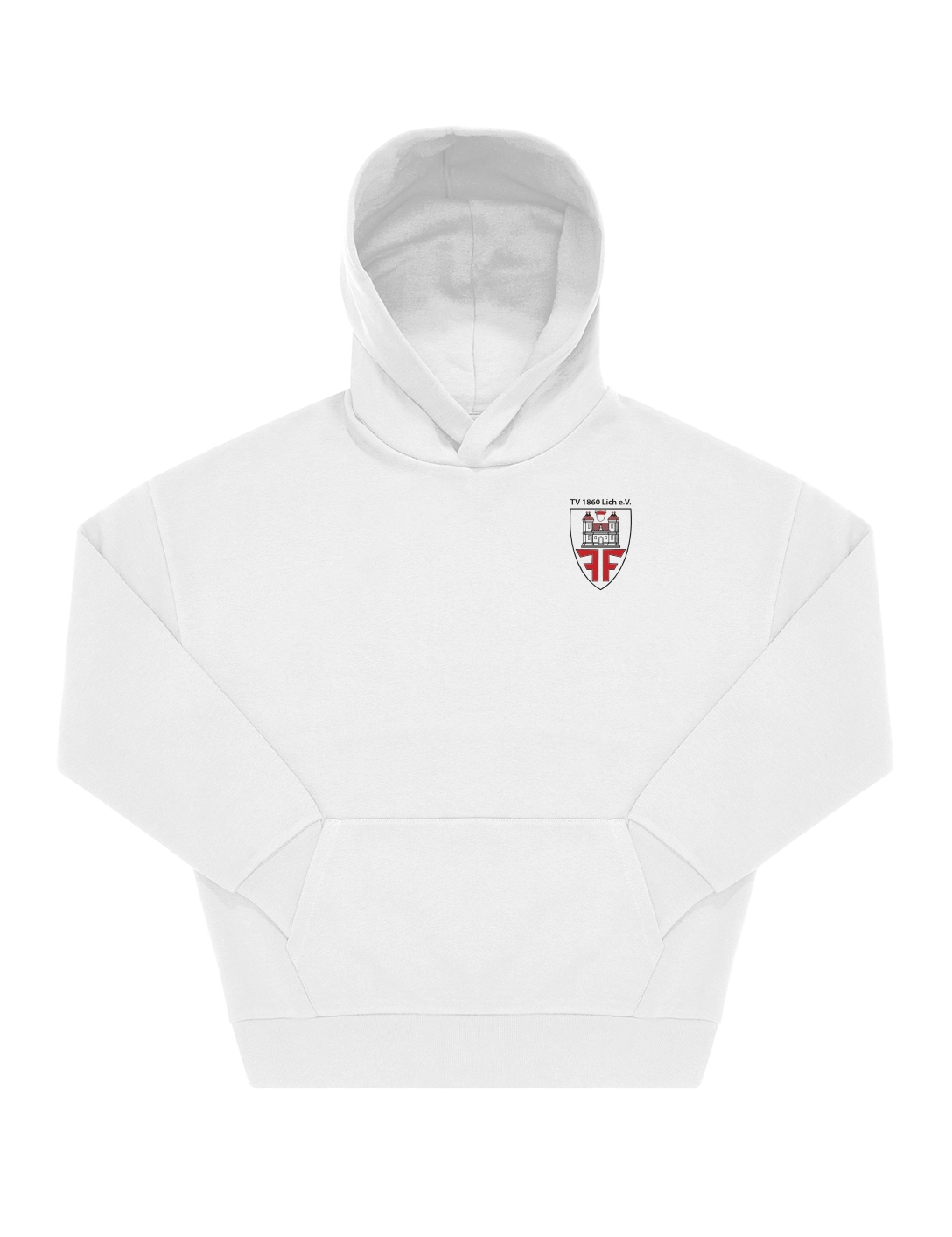 Oversized Hoodie weiß