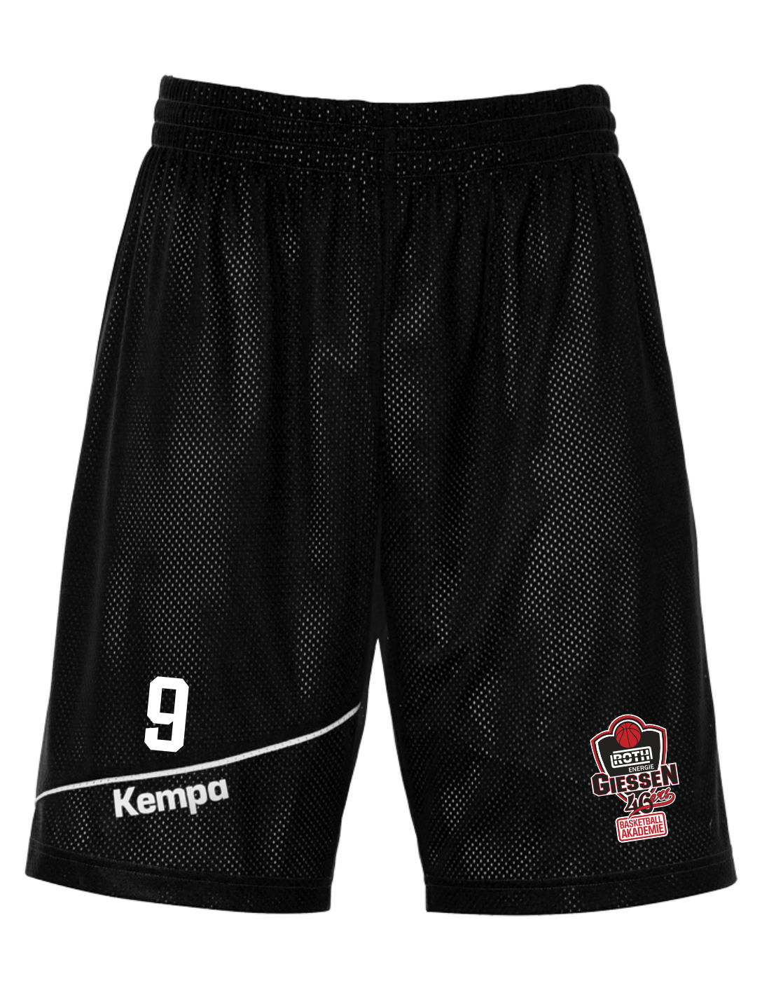 Reversible Shorts Kinder schwarz 
