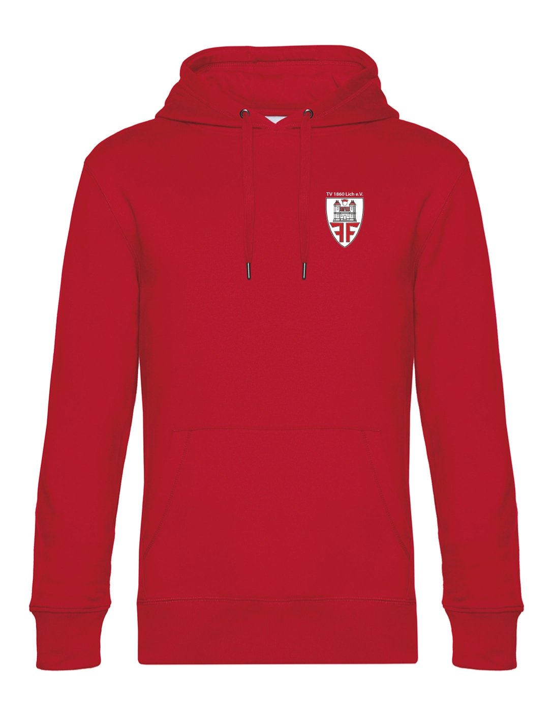 Hoodie Herren rot