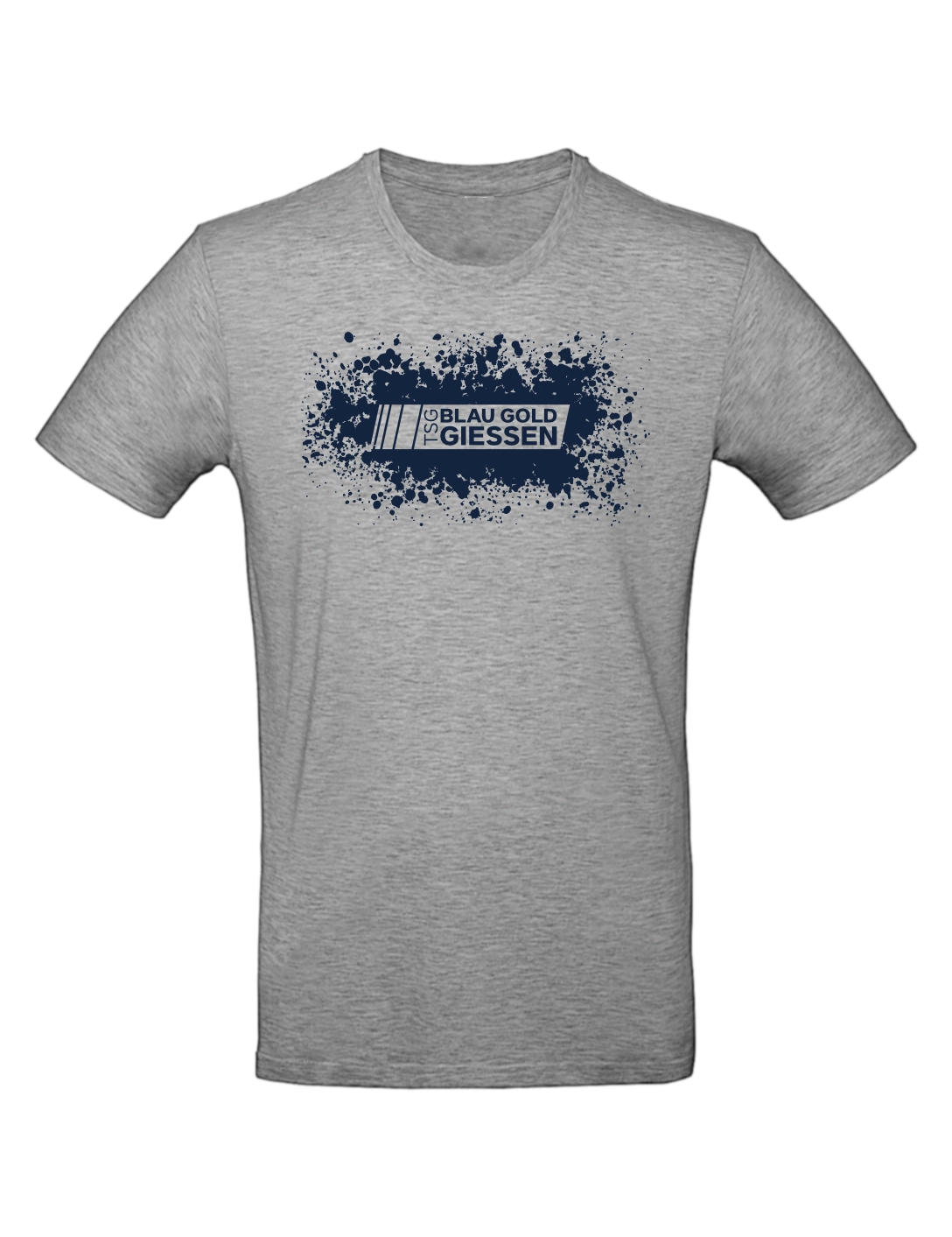 T-Shirt Splash Herren grau