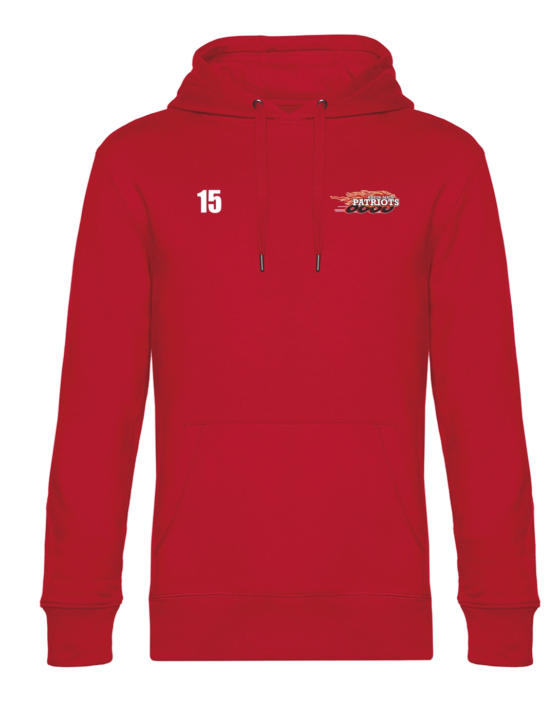 Hoodie Herren rot
