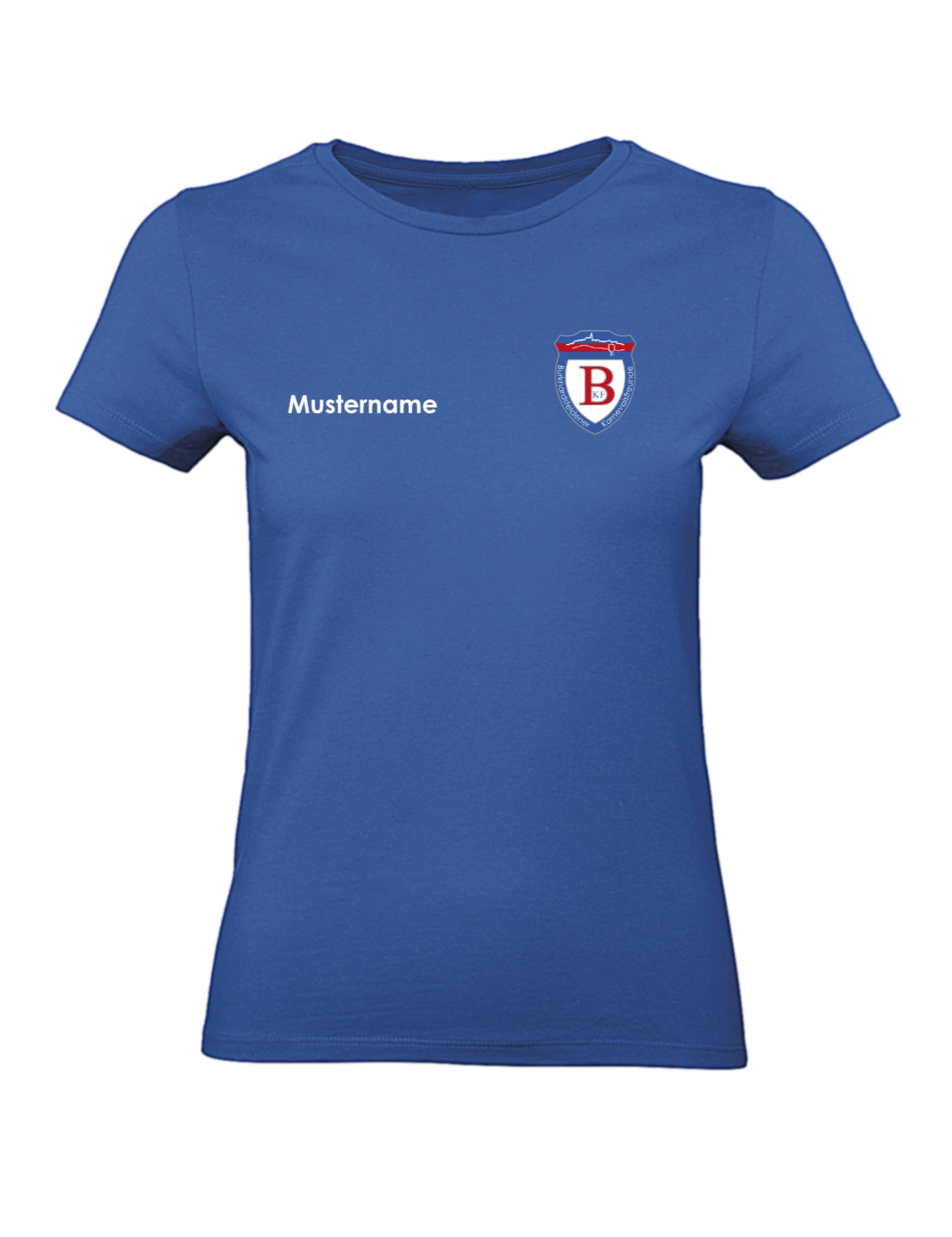 T-Shirt Damen royal