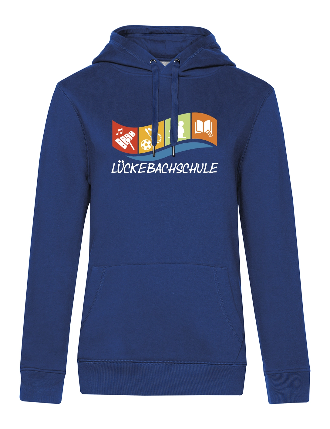 Hoodie Damen royal blau