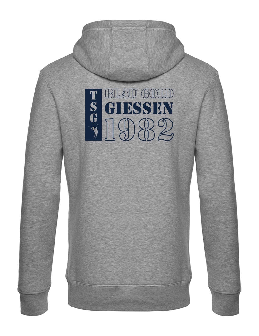 Zip-Hoodie Classic Herren grau