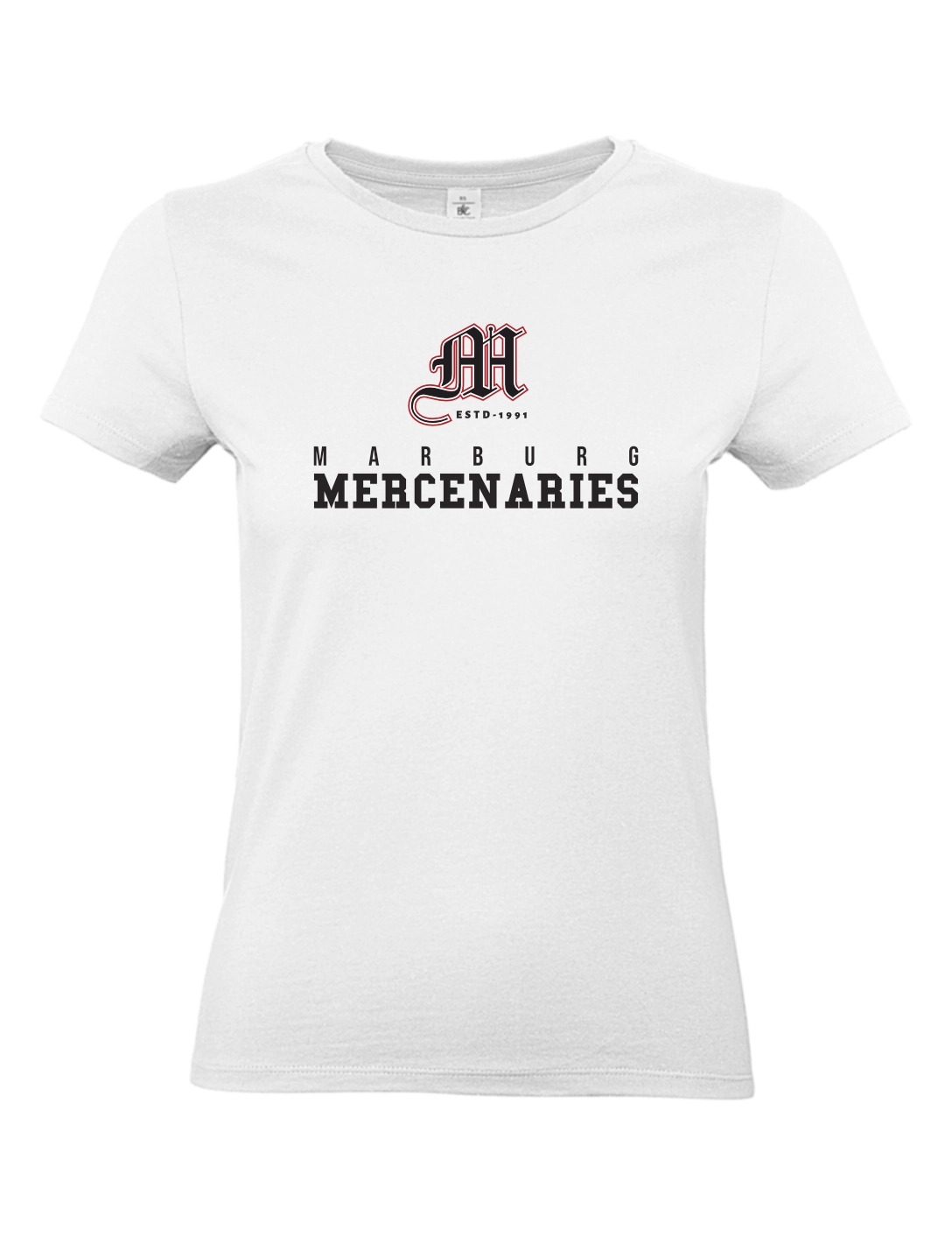T-Shirt Varsity Damen weiß