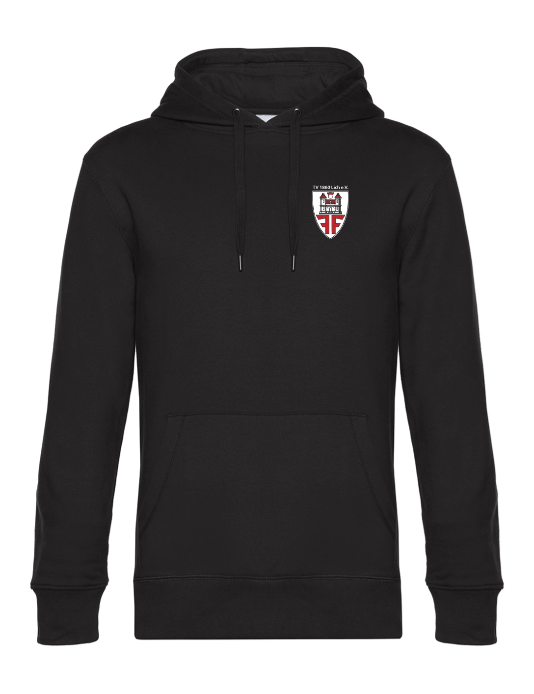 Hoodie Herren schwarz