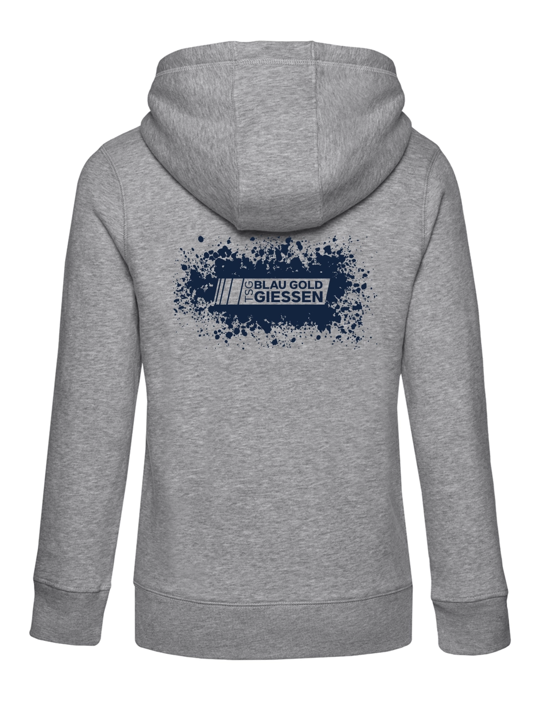 Zip-Hoodie Splash Damen grau 