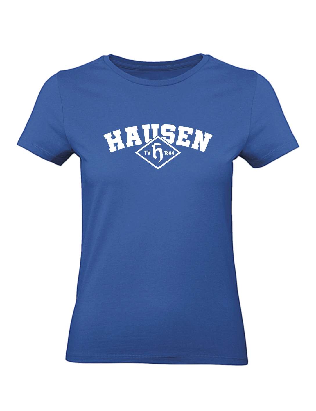 T-Shirt Hausen Damen royal