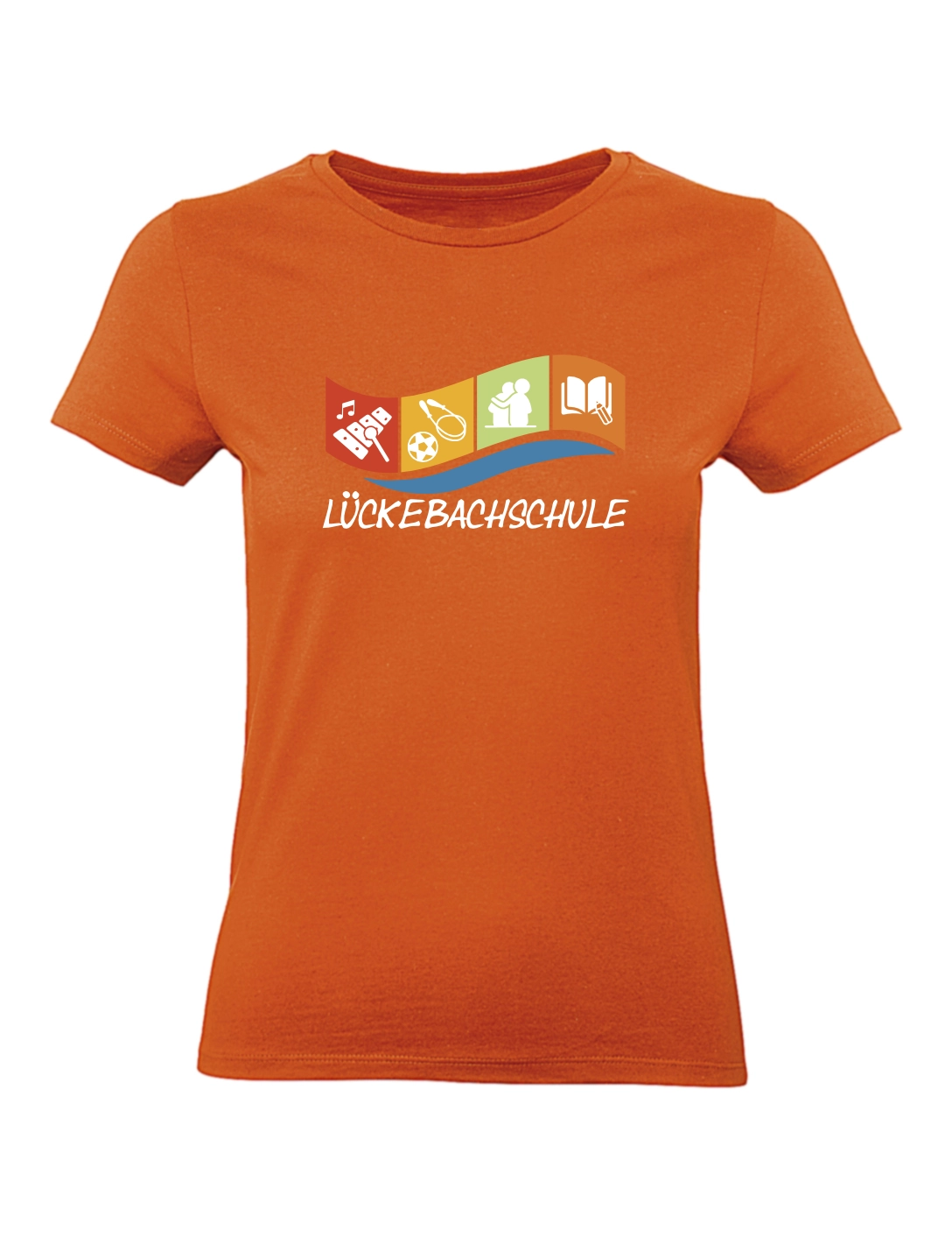T-Shirt Damen orange