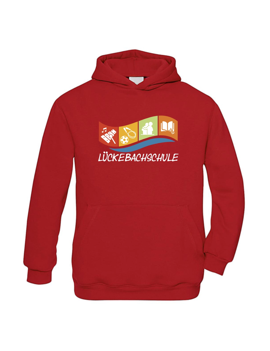 Hoodie Kinder rot