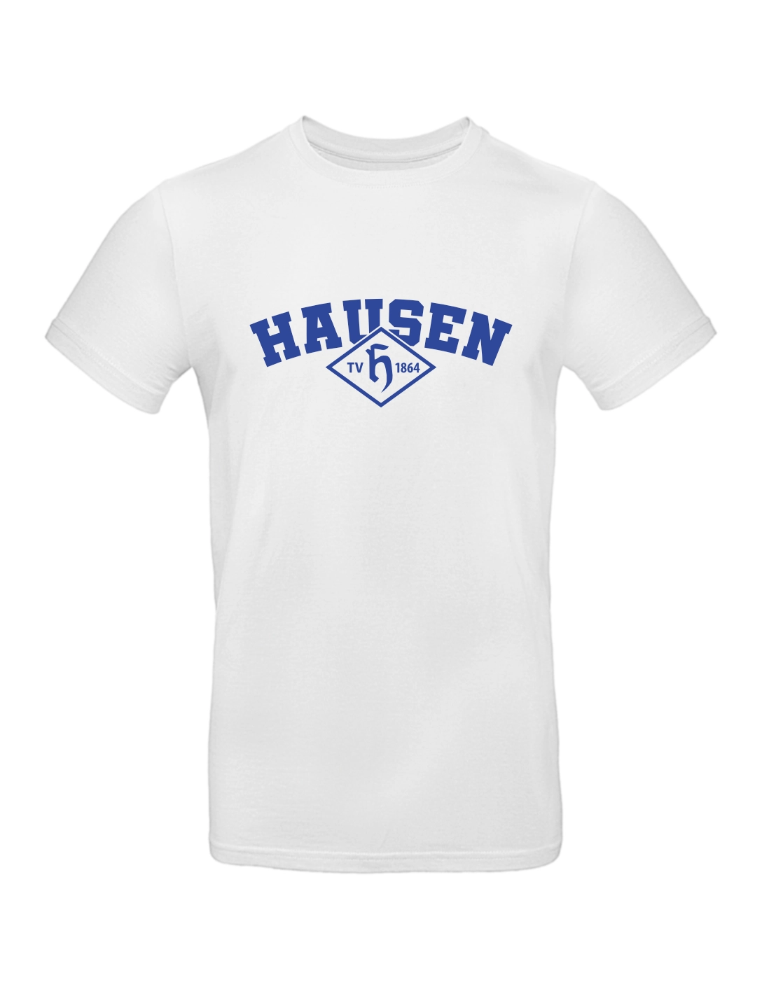 T-Shirt Hausen Herren weiß 