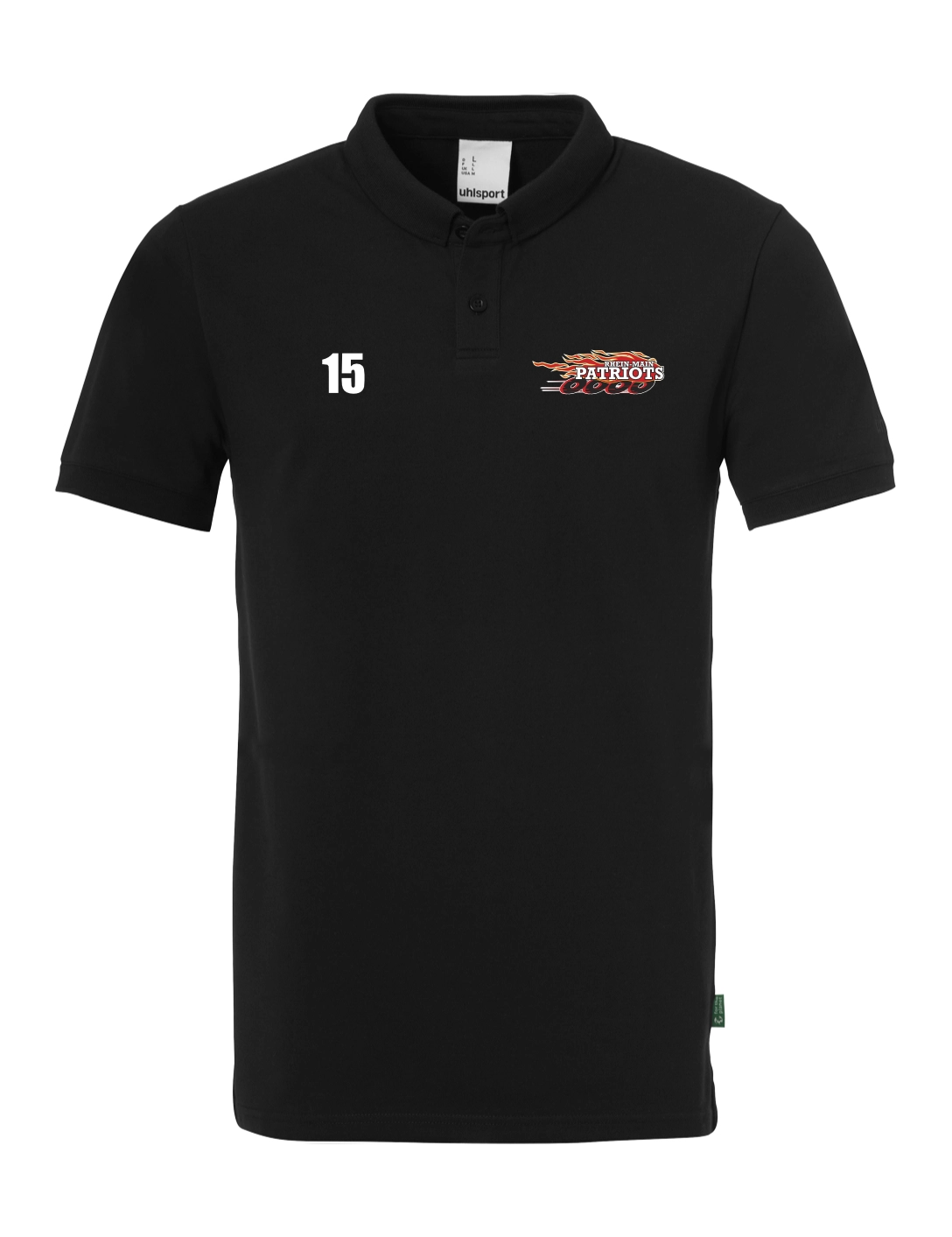Essential Polo Shirt Prime Erwachsen schwarz