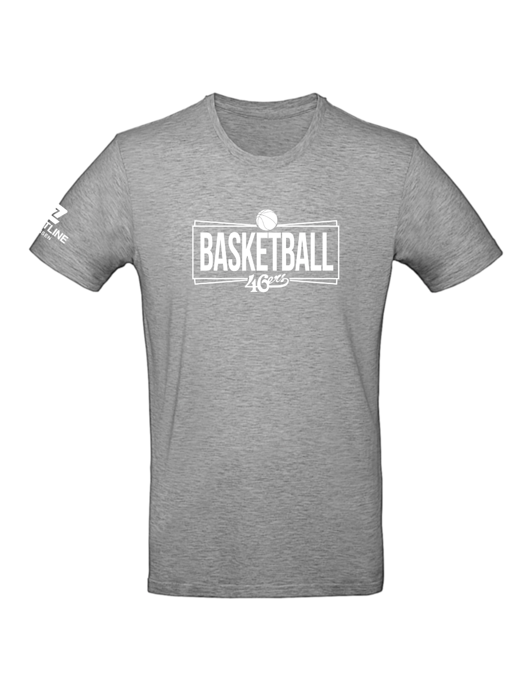 T-Shirt Basketball Kinder grau