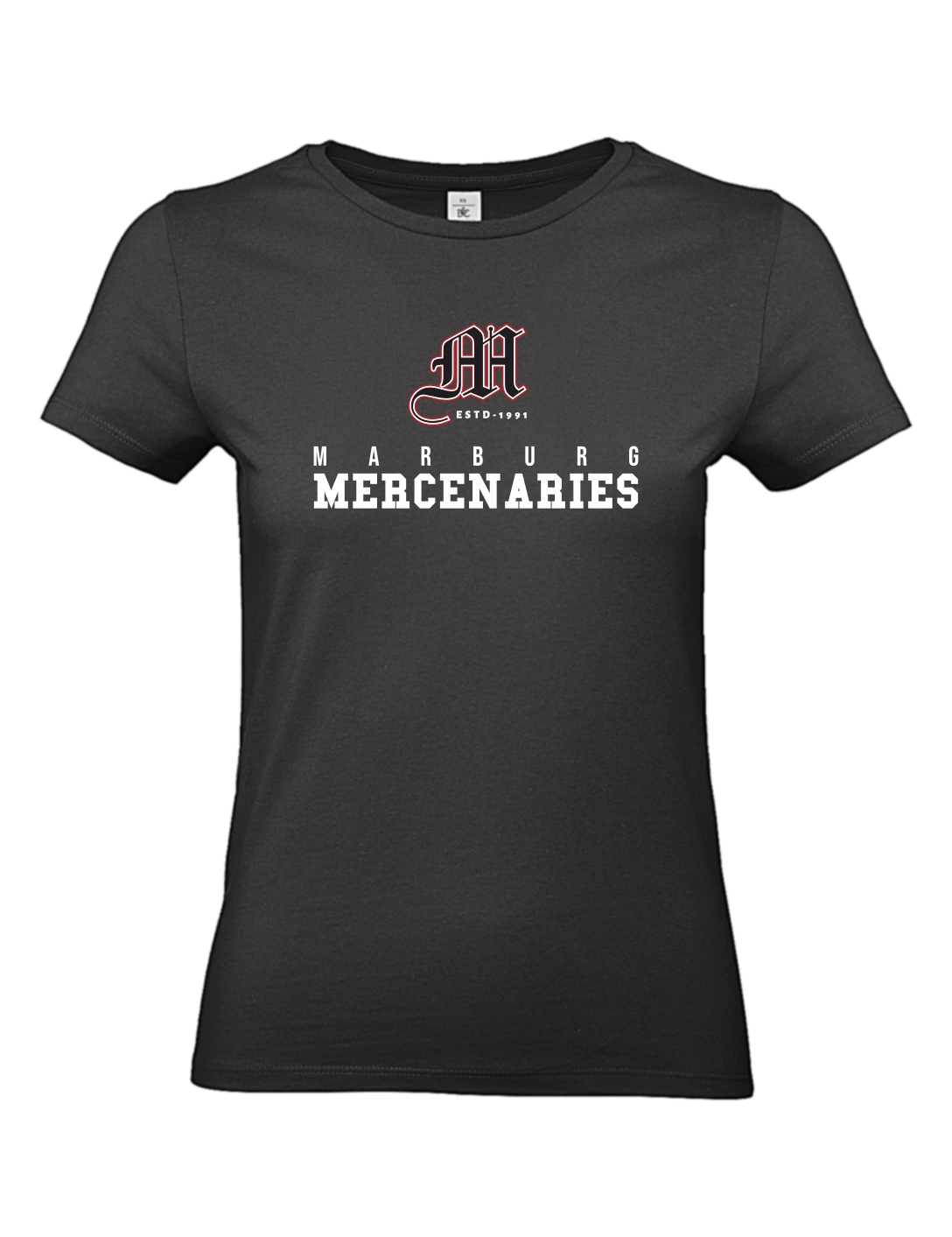 T-Shirt Varsity Damen schwarz